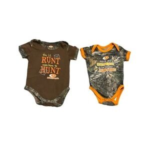 Mossy Oak Infant 6-9 Months Baby Hunting 2 Outfits